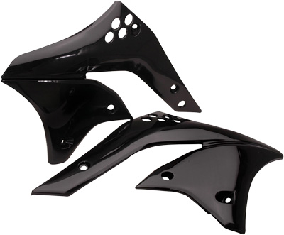 Main image of Acerbis Radiator Shrouds (Black) KX250F 06-08