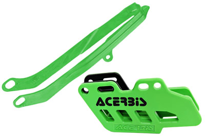 Main image of Acerbis Chain Guide/slider Kit (Green) Kaw KX250F/450F 09-15