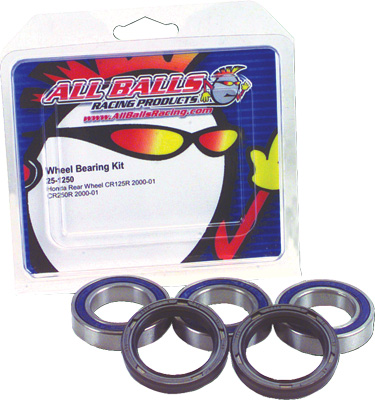 Main image of All Balls Rear Wheel Bearing & Seal Kit YZ125/250