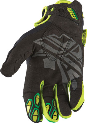 Green/Black Evolution Glove (palm)