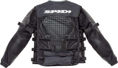 Black Multitech Armor Jacket (back)