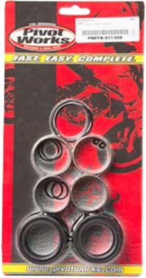 Main image of Pivot Works Fork Seal and Bushing Kit Suz RM85/L