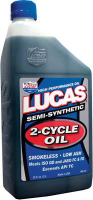 Main image of Lucas Semi-Synthetic 2-Cycle Oil Qt