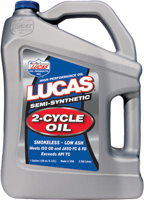 Main image of Lucas Semi-Synthetic 2-Cycle Oil Gallon