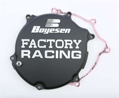 Main image of Boyesen Factory Clutch Cover (Black) KX125 03-08