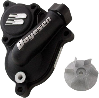 Main image of Boyesen Hy-Flo Waterpump Cover Impeller Kit (Black) KX250F 04-15 / RMZ250 04-06