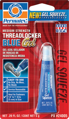 Main image of Permatex Threadlocker Blue Gel 5Gr