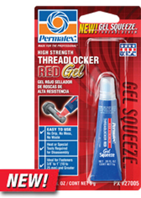 Main image of Permatex Threadlocker Red Gel 5Gr