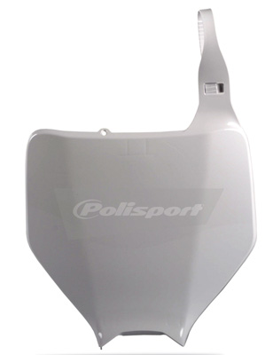 Main image of Polisport Front Number Plate (White) YZ125/250 15-21