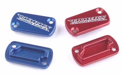 Main image of Works Connection Yamaha Billet Front Brake Cover (Red)