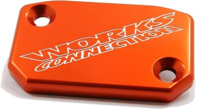 Main image of Works Connection Billet Front Brake Cover (Orange) KTM