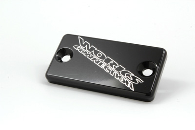 Main image of Works Connection Billet Front Brake Cover (Black) YZ 85