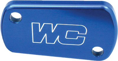 Main image of Works Connection Billet Rear Brake Cover (Blue) CR/CRF