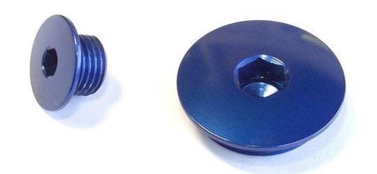 Main image of Works Connection Engine Plugs YZ450F (Blue)