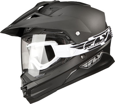 Matte Black Trekker Helmet (closed shield)
