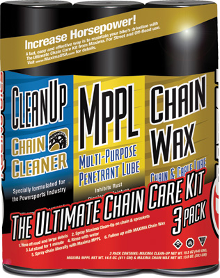 Main image of Maxima Chain Wax Care Kit Combo 3-Pack