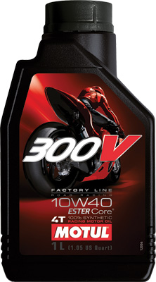 Main image of Motul 300V 4T Competition Synthetic Oil 10W-40 (1-Liter)