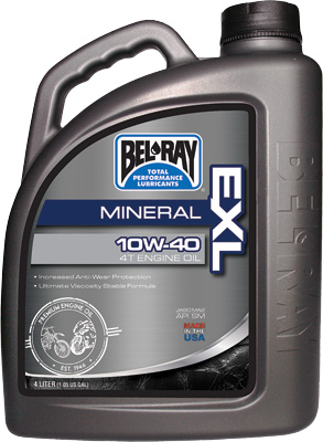 Main image of Bel-Ray EXL Mineral 4T Engine Oil 10W- 40 4-Liter