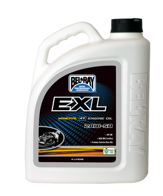 Main image of Bel-Ray EXL Mineral 4T Engine Oil 20W- 50 4-Liter