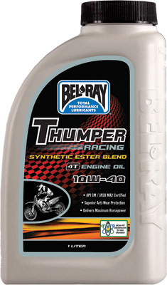 Main image of Bel-Ray Thumper Synthetic Ester Blend 4T Engine Oil 10W-40 Liter