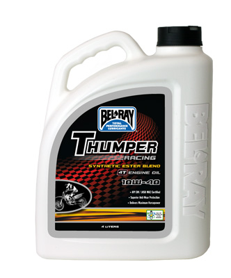 Main image of Bel-Ray Thumper Synthetic Ester Blend 4T Engine Oil 10W-40 4-Liter