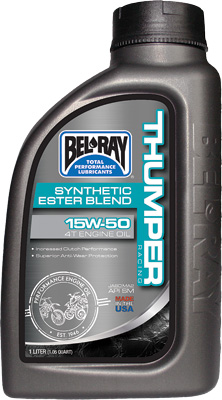 Main image of Bel-Ray Thumper Synthetic Ester Blend 4T Engine Oil 15W-50 1L