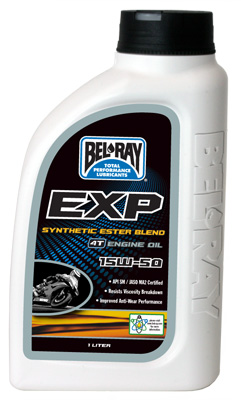 Main image of Bel-Ray EXP Synthetic Ester Blend 4T Engine Oil 15W-50 1L