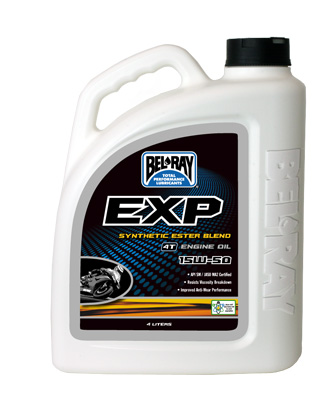 Main image of Bel-Ray EXP Synthetic Ester Blend 4T Engine Oil 15W-50 4L