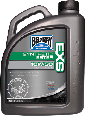 Main image of Bel-Ray EXS Full Synthetic Ester 4T En Gine Oil 10W-50 4-Liter