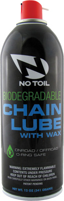 Main image of No Toil Biodegradable Chain Lube W/Wax 12oz