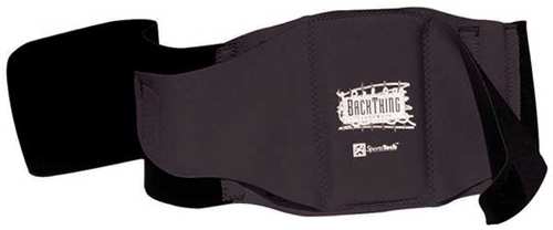 Sportech BackThing Back Support Black Small 20-29in.