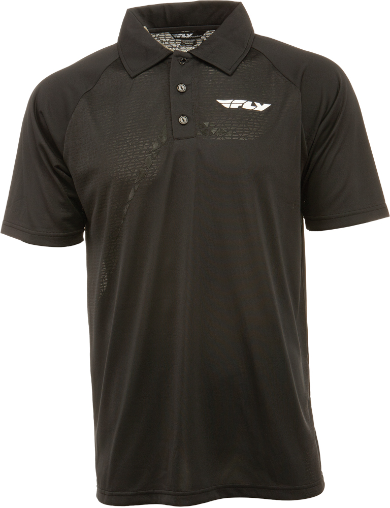 Fly Racing Fly Polo Shirt Black X-Large