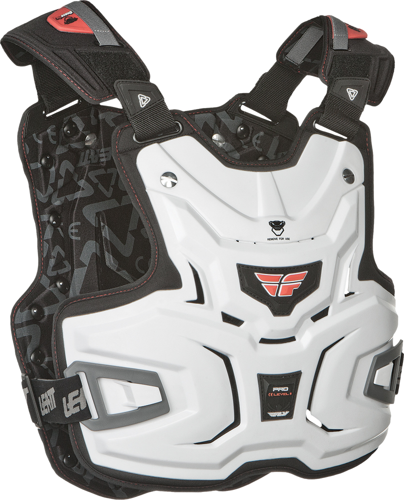 Fly Racing Pro Lite Chest Protector White OSFM