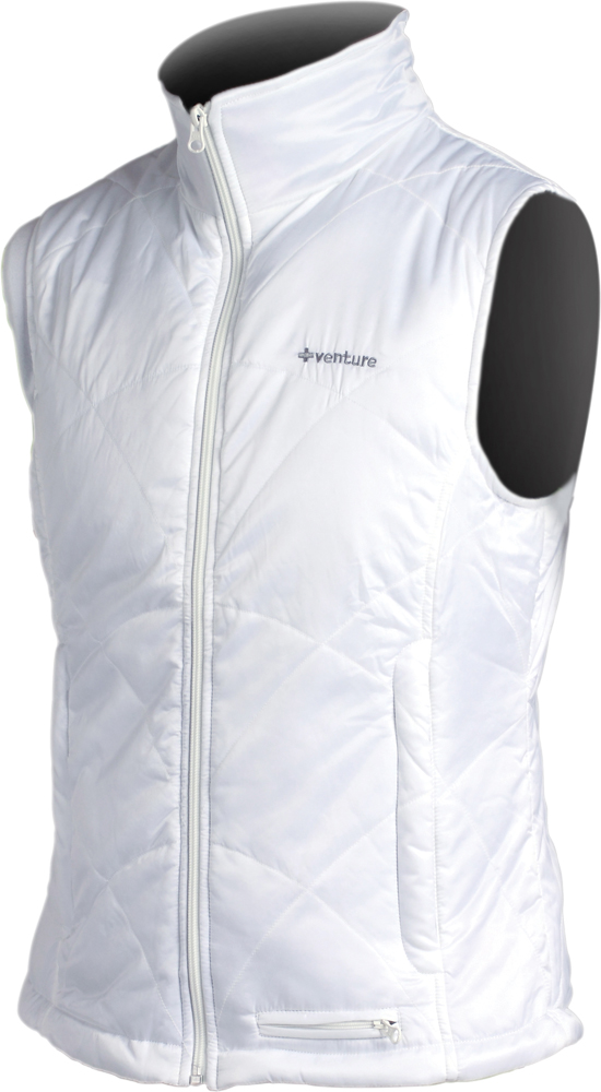 Venture Ladies 12V Heated Vest White Medium