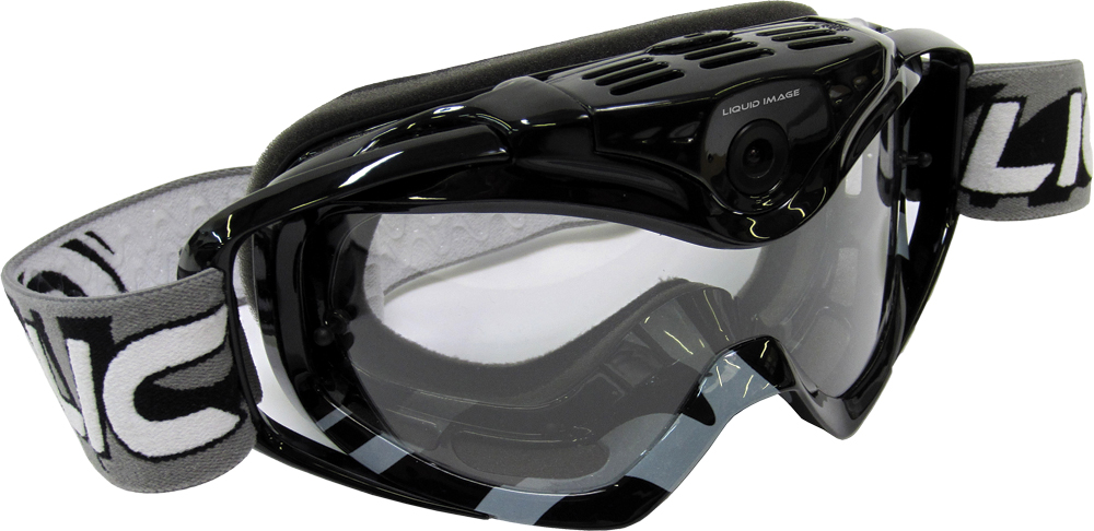 Liquid Image Torque Plus Series HD Video Goggles Black/Clear Lens