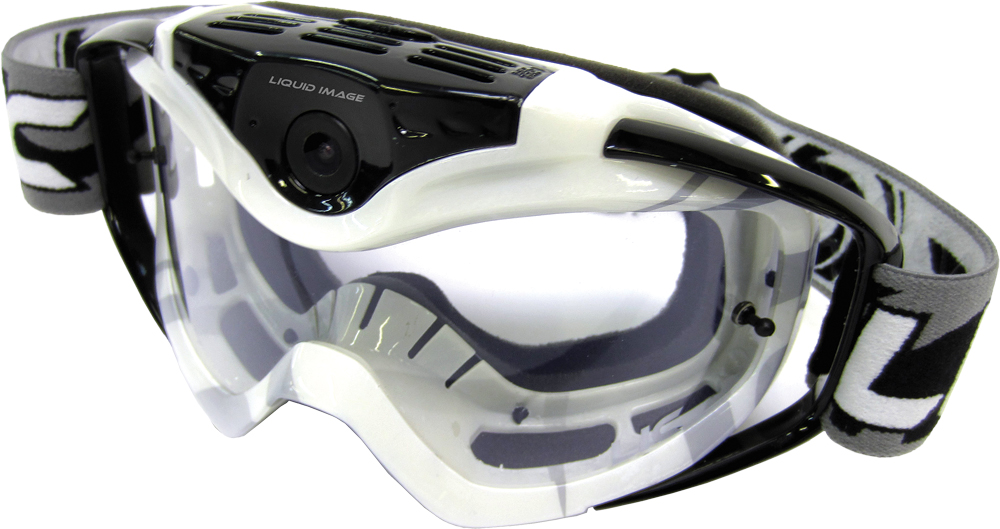 Liquid Image Torque Plus Series HD Video Goggles White/Clear Lens