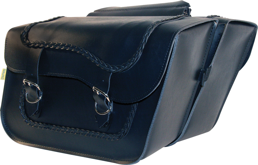 Willie & Max High-Pipe Braided Slant Saddlebag