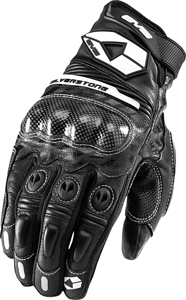 EVS Silverstone Leather Glove Black Small