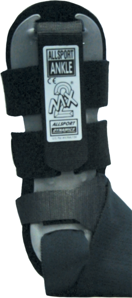 Allsport Dynamics 147 MX-2 Ankle Support - Right Black OSFM