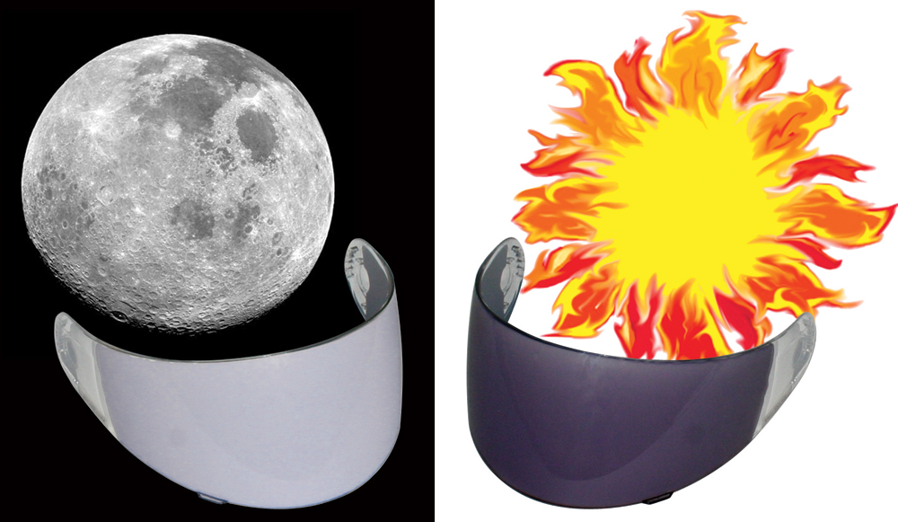 G-Max Face Shield Kit for GM17 SPC Motorcycle Helmet