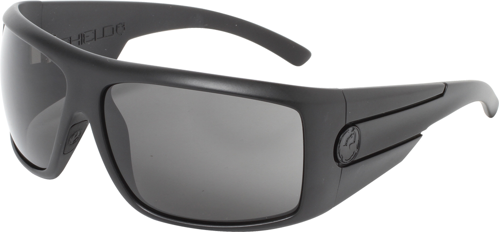 Dragon Alliance Shield Sunglasses Matte Stealth/Gray Lens
