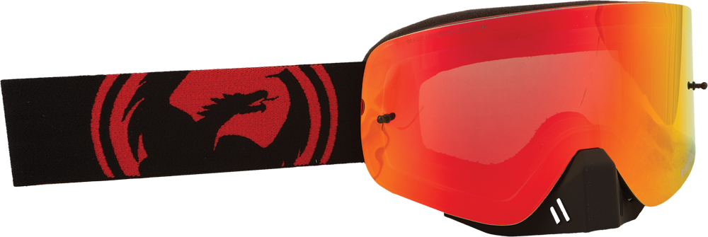 Dragon Alliance NFX Ionized Goggles Jet Red Split/Red Lens