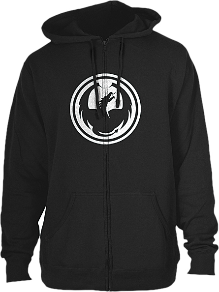 Dragon Alliance Icon Zip Hoody Black Medium