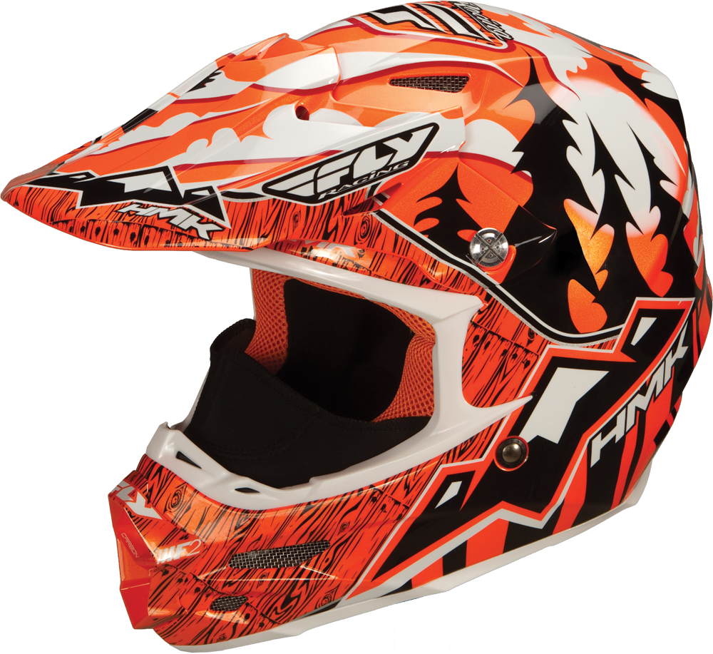 HMK F2 Carbon Pro Motorcycle Helmet Orange Large