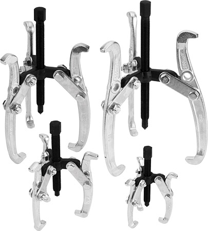 Drop forged heat treated alloy steelChrome plated finishGreat for removing gears and bearingsLifetim