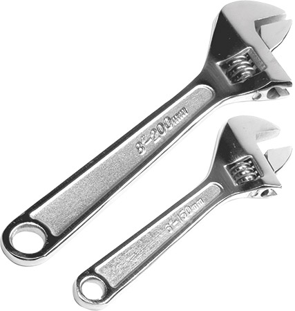 Heat treated alloy steel with polished headsMachine knurled thumb adjuster for precision jaw positio